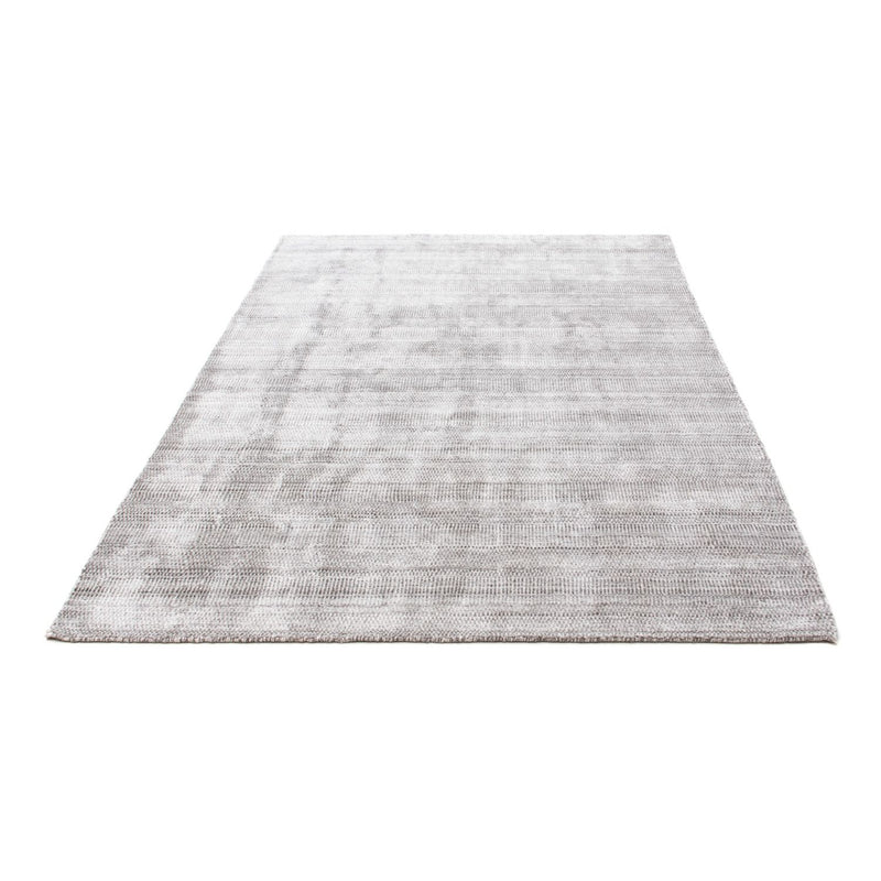 Designer Teppich 143x202cm - silber