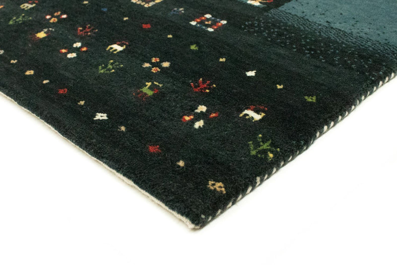 Loribaft Teppich Perser 170x241cm - Wollteppich - mehrfarbig