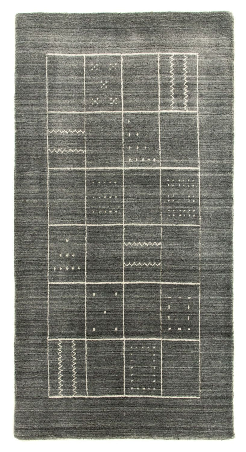 Vintage Teppich 74x144cm - grau