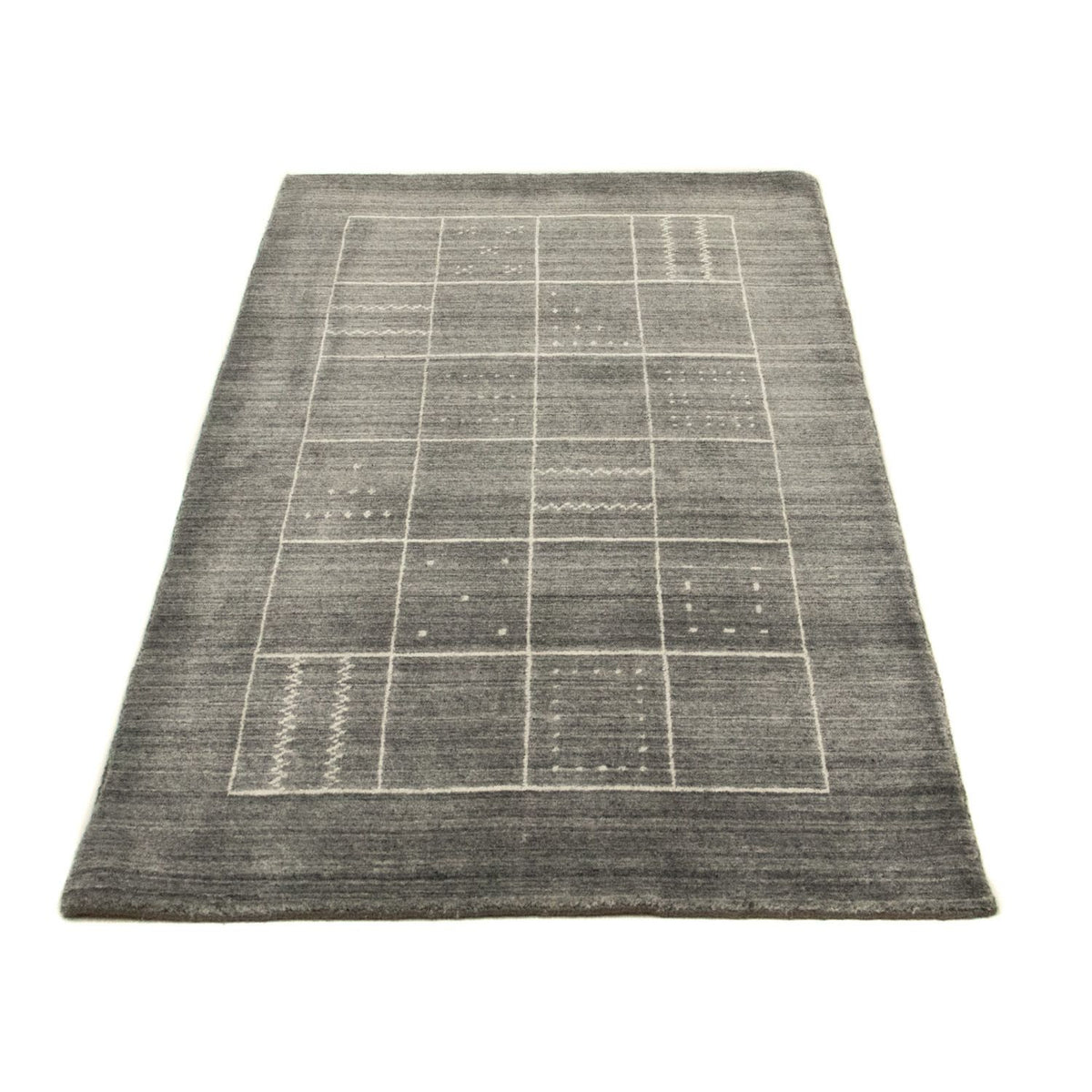 Vintage Teppich 74x144cm - grau