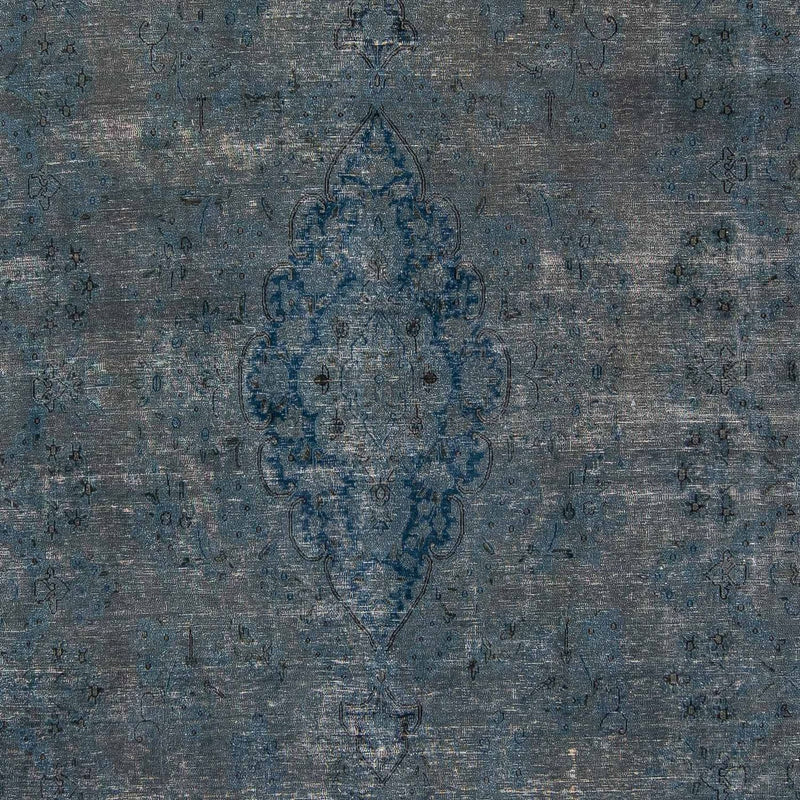 Vintage Teppich 290x386cm - dunkelblau