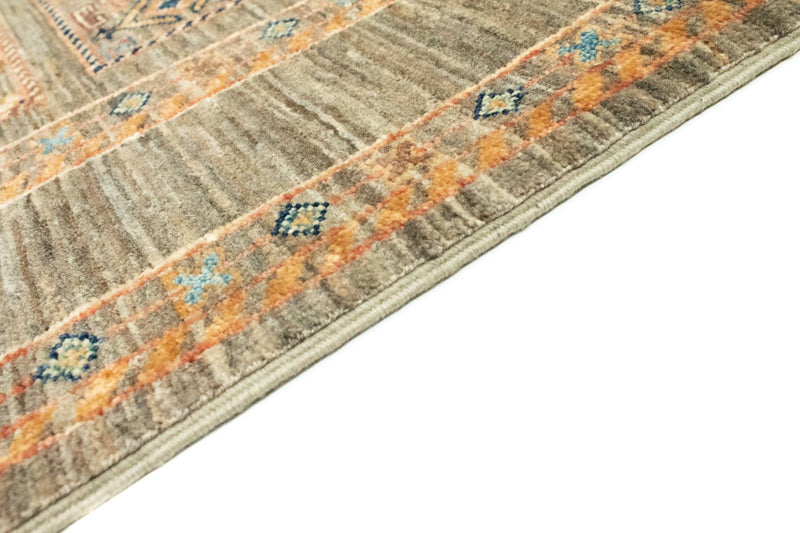 Afghan Teppich 150x199cm - Orientteppich - grau