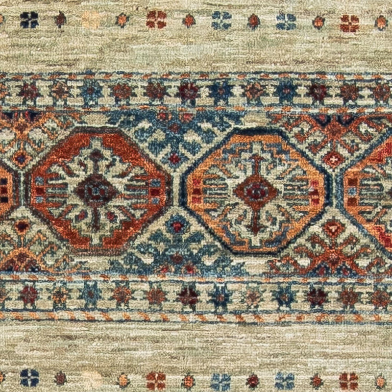 Ziegler Teppich 77x299cm - Orientteppich - mehrfarbig