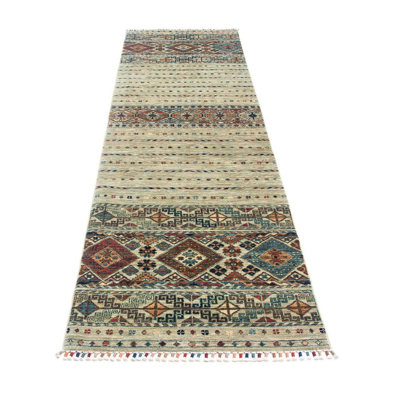 Ziegler Teppich 77x299cm - Orientteppich - mehrfarbig