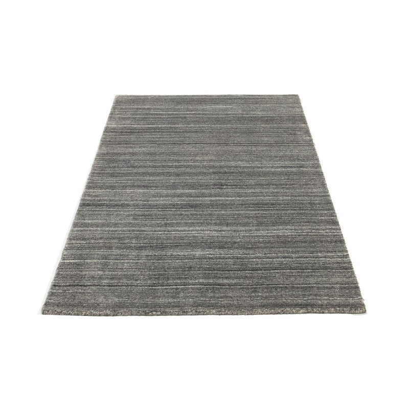Nepal Teppich 90 x 160 cm Teppichbrücke - grau