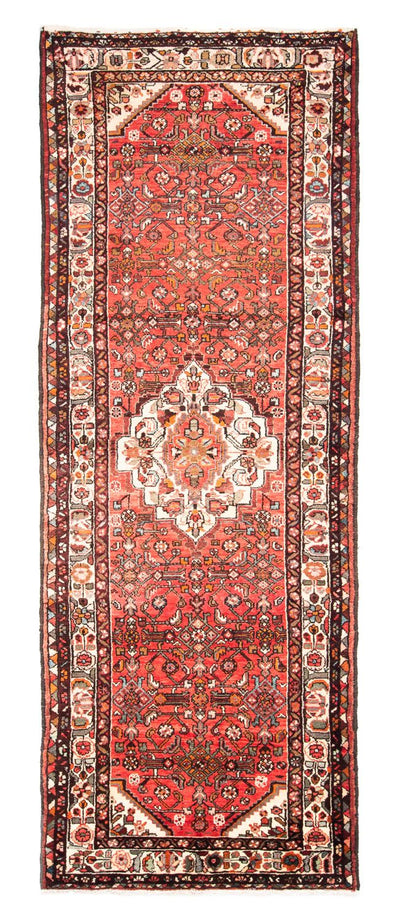 Hamadan Teppich 110x328cm - Perserteppich - rot