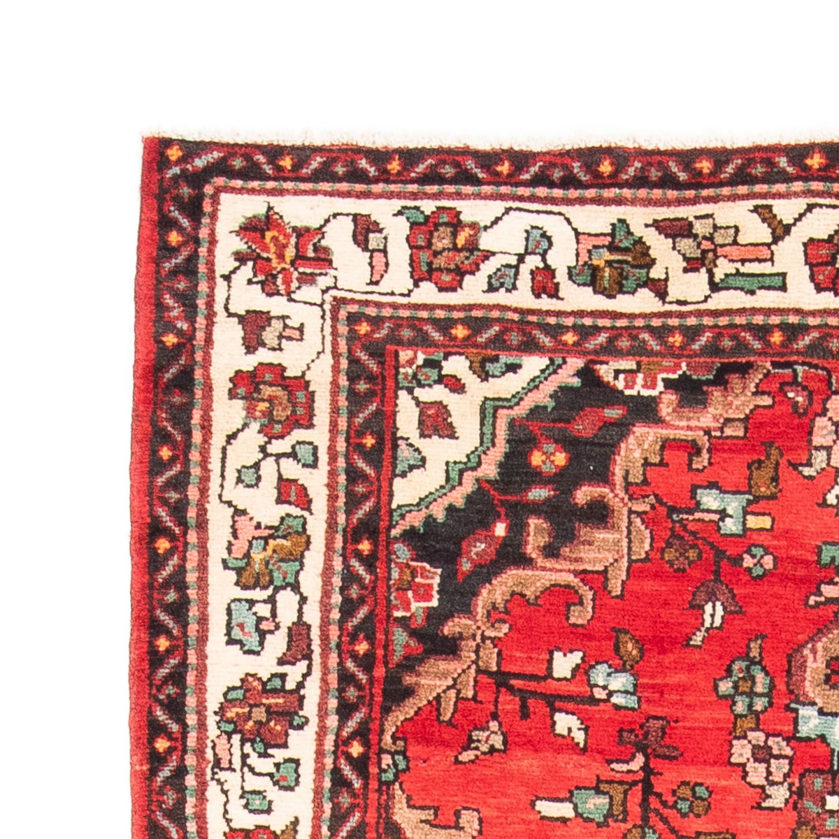 Hamadan Teppich 110x291cm - Perserteppich - rot
