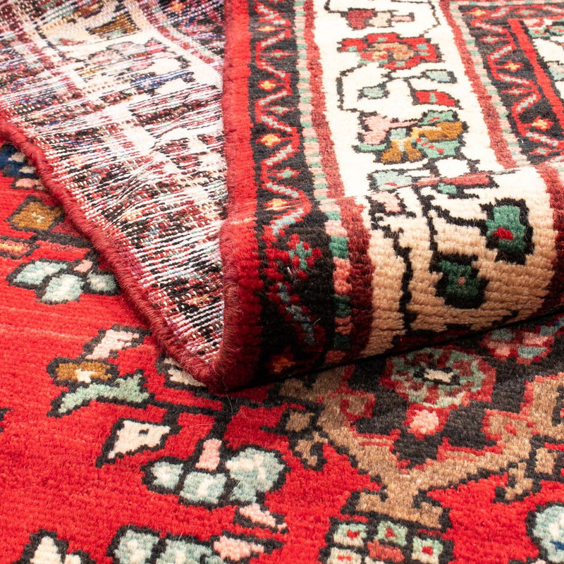Hamadan Teppich 110x291cm - Perserteppich - rot