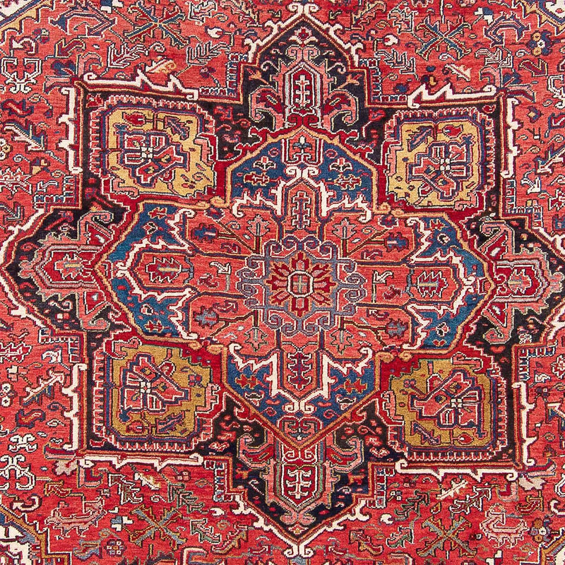 Heriz Teppich 243x335cm - Perserteppich - hellrot