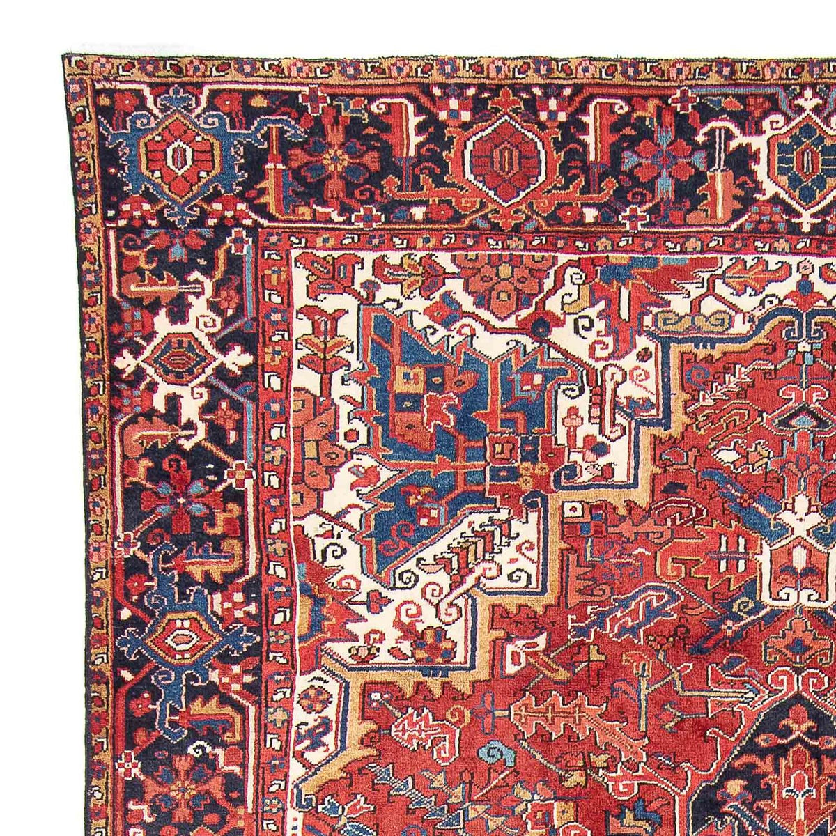 Heriz Teppich 228x341cm - Perserteppich - rot