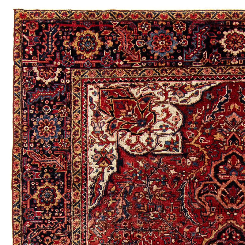 Heriz Teppich 268x373cm - Perserteppich - dunkelrot