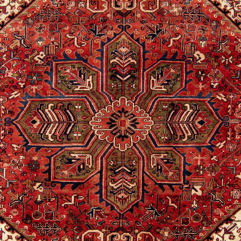 Heriz Teppich 280x377cm - Perserteppich - dunkelrot