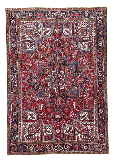 Heriz Teppich 250x313cm - Perserteppich - rot