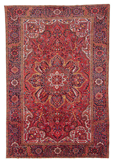 Heriz Teppich 262x366cm - Perserteppich - rot