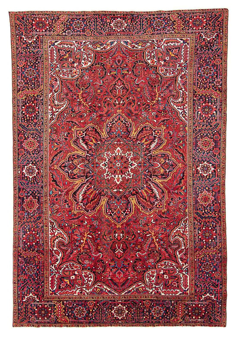 Heriz Teppich 262x366cm - Perserteppich - rot