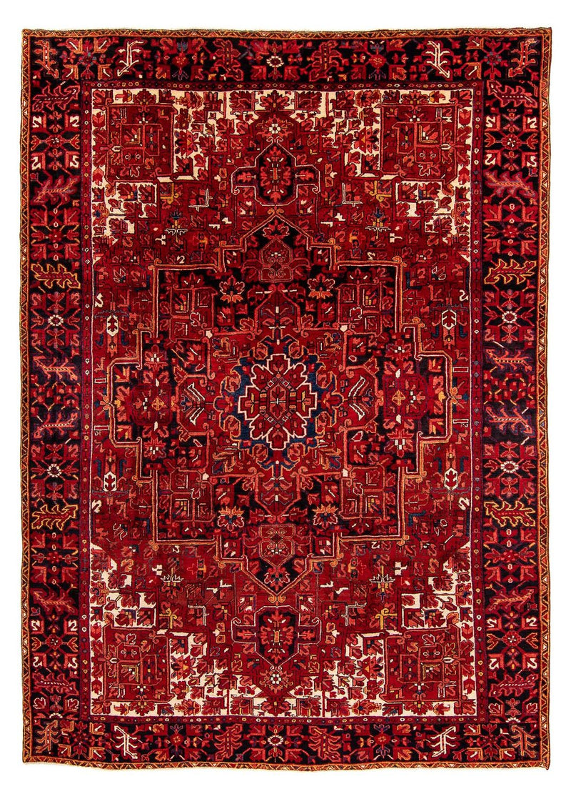 Heriz Teppich 304x391cm - Perserteppich - dunkelrot