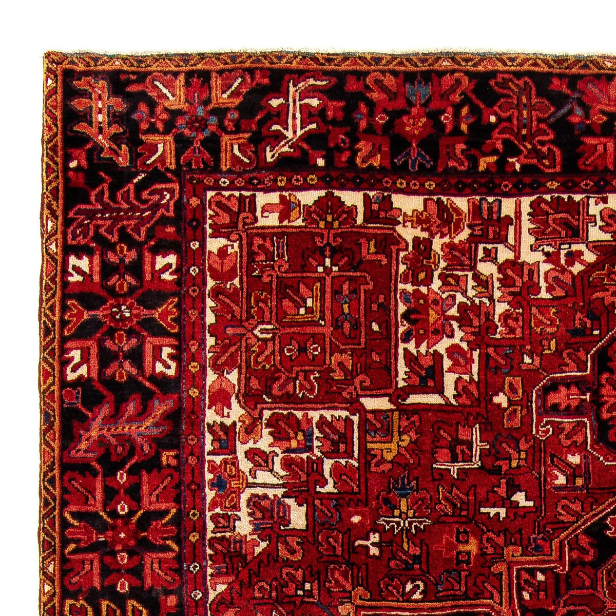 Heriz Teppich 304x391cm - Perserteppich - dunkelrot