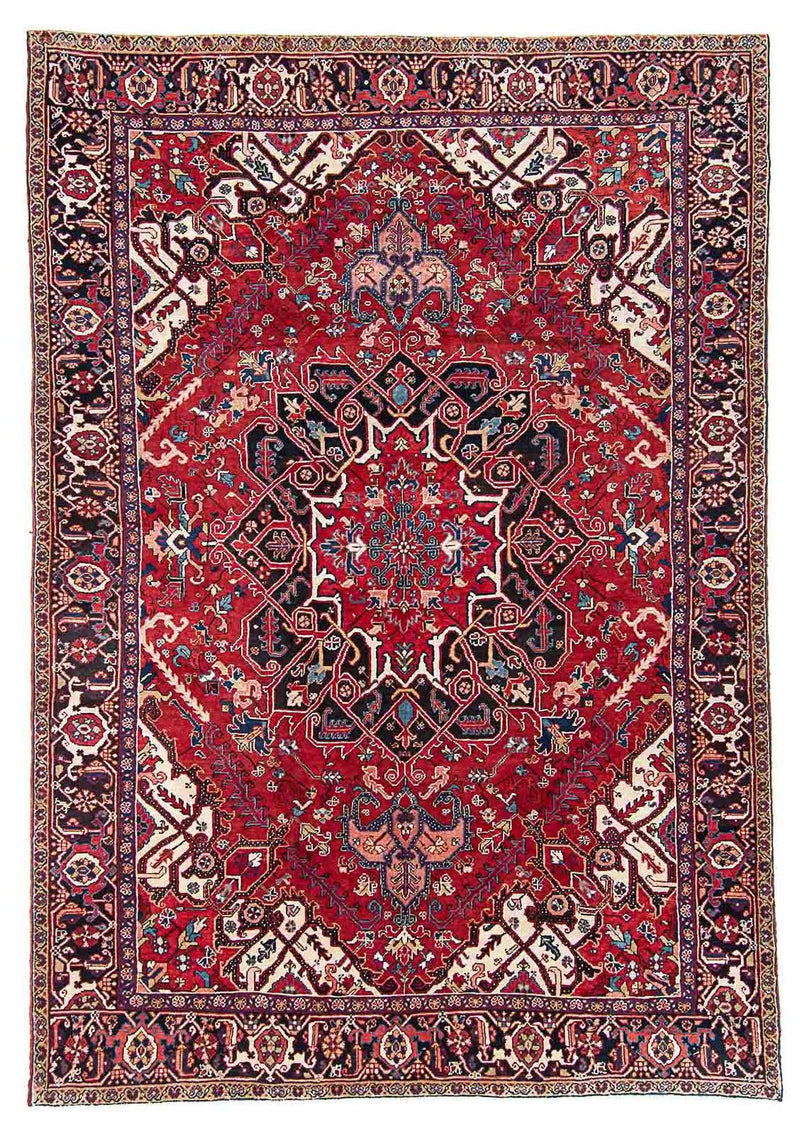Heriz Teppich 234x323cm - Perserteppich - rot