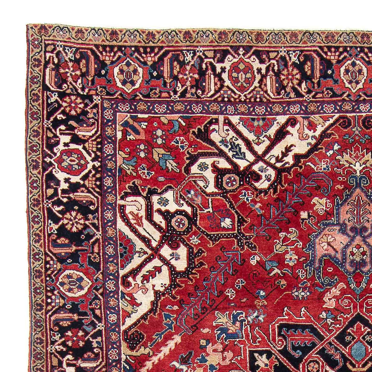 Heriz Teppich 234x323cm - Perserteppich - rot