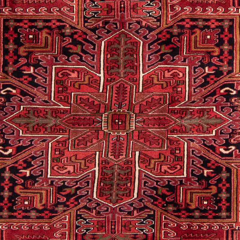 Heriz Teppich 245x338cm - Perserteppich - dunkelrot