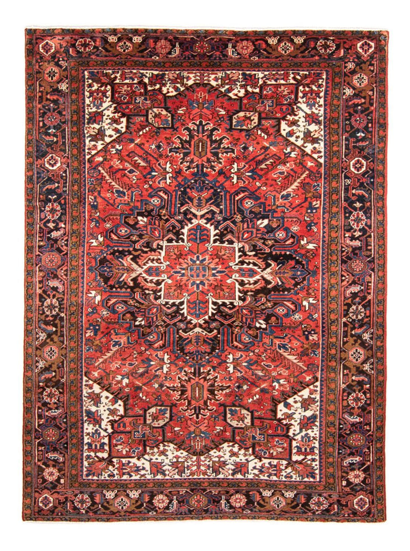 Heriz Teppich 229x330cm - Perserteppich - dunkelrot