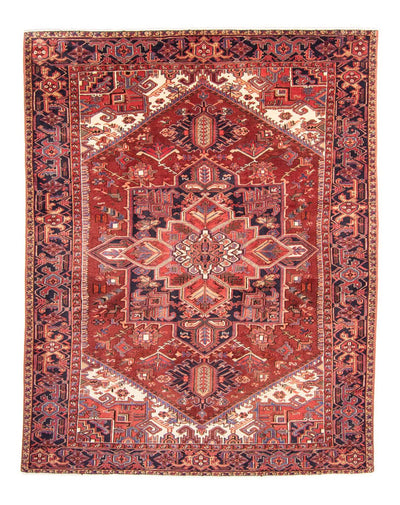 Heriz Teppich 246x335cm - Perserteppich - dunkelrot