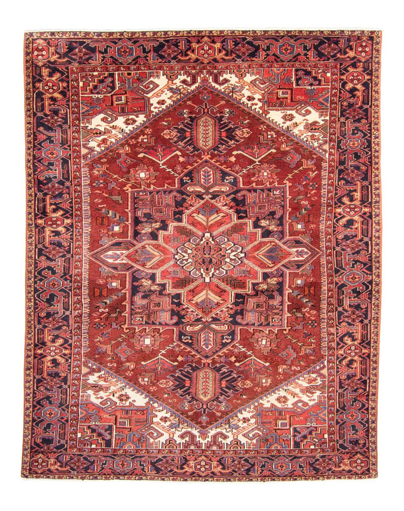 Heriz Teppich 246x335cm - Perserteppich - dunkelrot