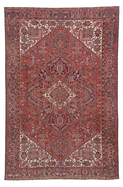 Heriz Teppich 253x330cm - Perserteppich - hellrot