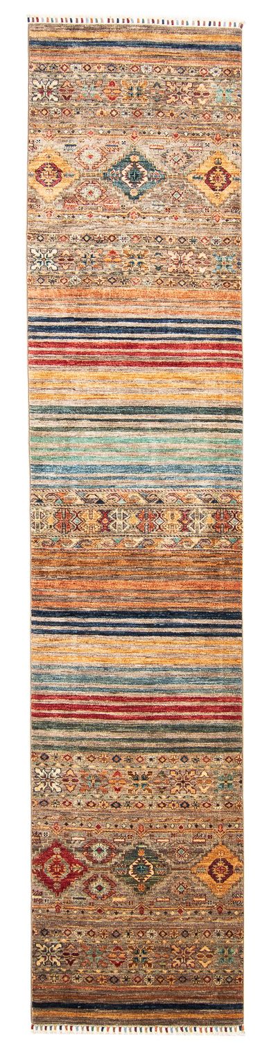 Ziegler Teppich 76x345cm - Orientteppich - mehrfarbig