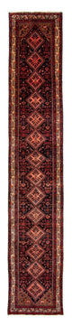 Klardasht Teppich 103x530cm - Perserteppich - dunkelrot