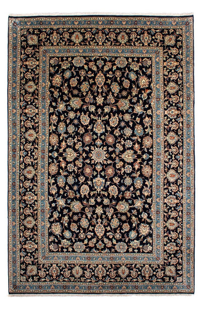 Maschad Teppich 193x296cm - Perserteppich - dunkelblau