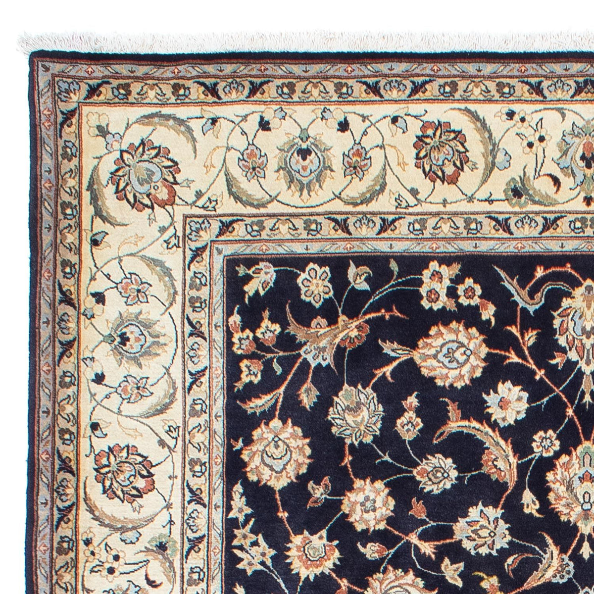 Maschad Teppich 205x303cm - Perserteppich - schwarz
