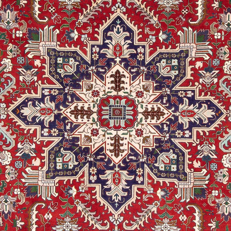 Täbriz - 50 Raj Teppich 204x297cm - Perserteppich - dunkelrot