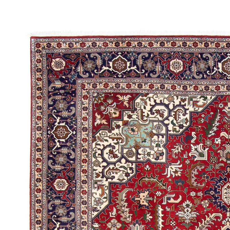 Täbriz - 50 Raj Teppich 204x297cm - Perserteppich - dunkelrot
