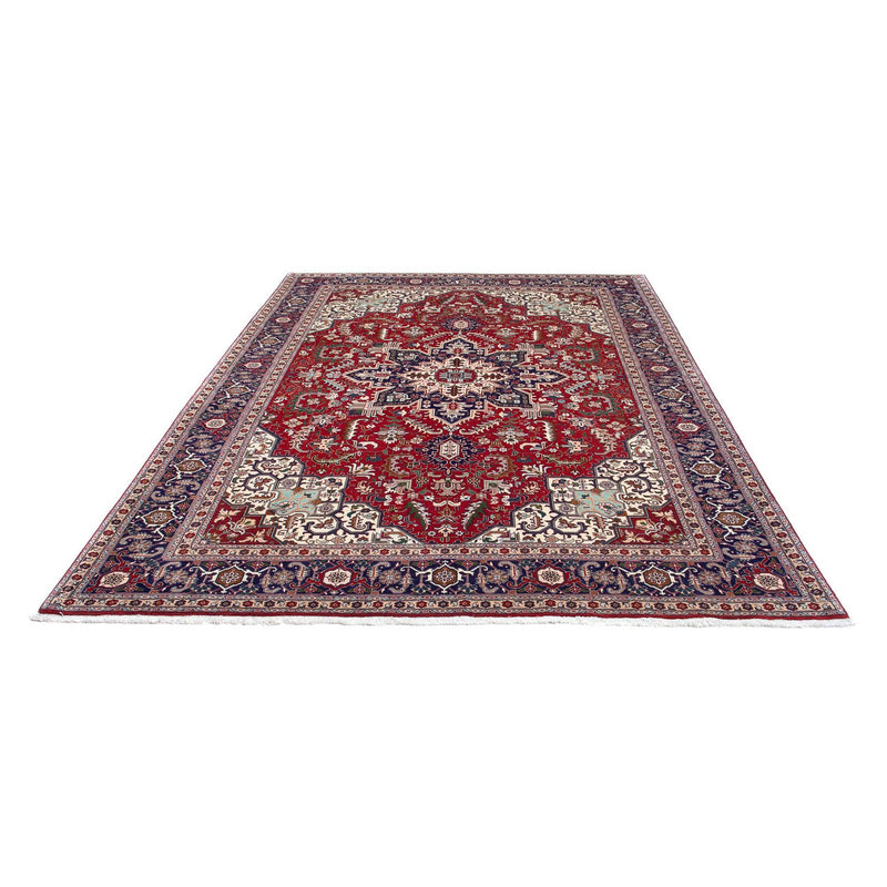 Täbriz - 50 Raj Teppich 204x297cm - Perserteppich - dunkelrot