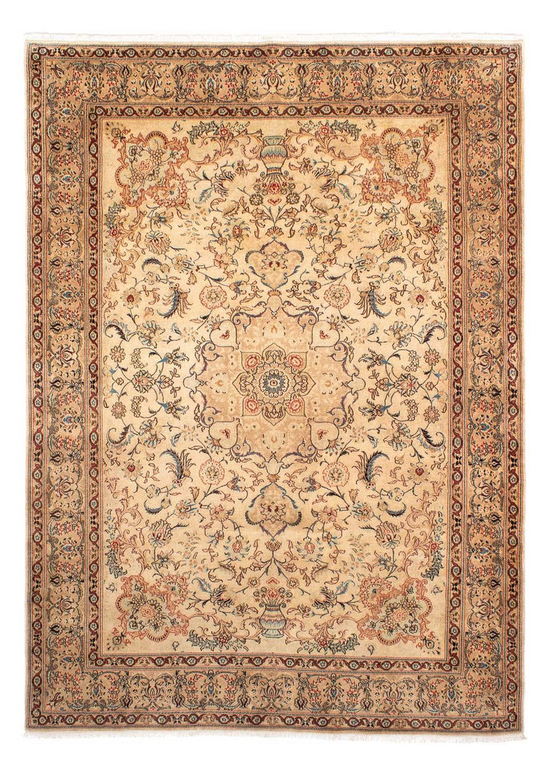 Maschad Teppich 205x287cm - Perserteppich - hellbeige