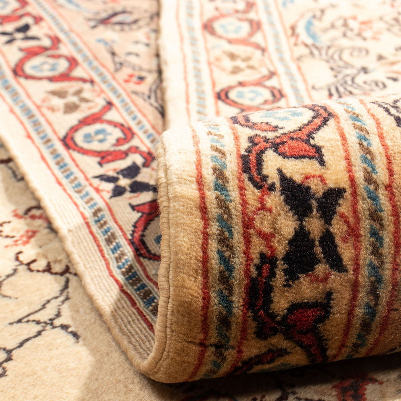 Maschad Teppich 205x287cm - Perserteppich - hellbeige