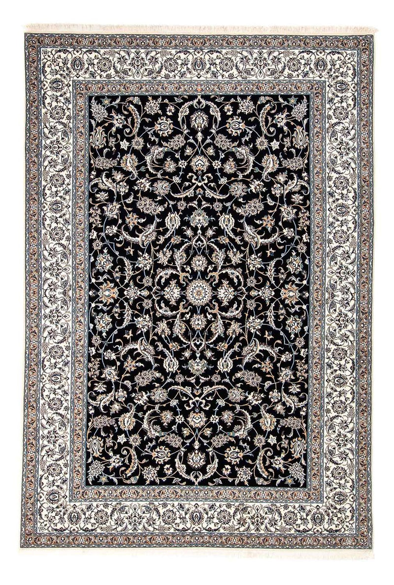 Nain - 6La Teppich 206x297cm - Perserteppich - dunkelblau