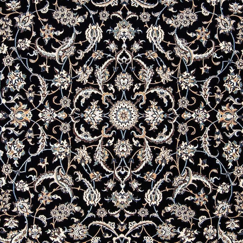 Nain - 6La Teppich 206x297cm - Perserteppich - dunkelblau