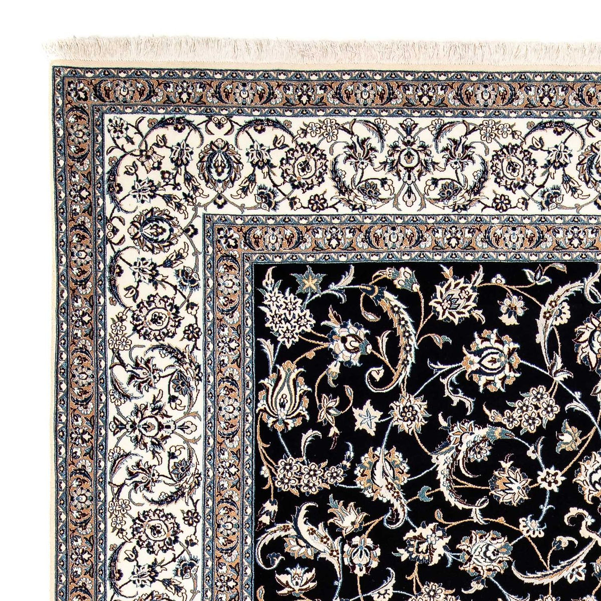 Nain - 6La Teppich 206x297cm - Perserteppich - dunkelblau