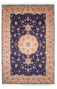 Täbriz - 50 Raj Teppich 163x250cm - Perserteppich - dunkelblau – product image