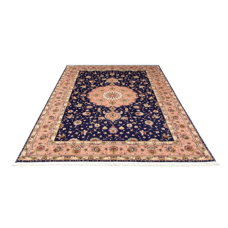 Täbriz - 50 Raj Teppich 163x250cm - Perserteppich - dunkelblau