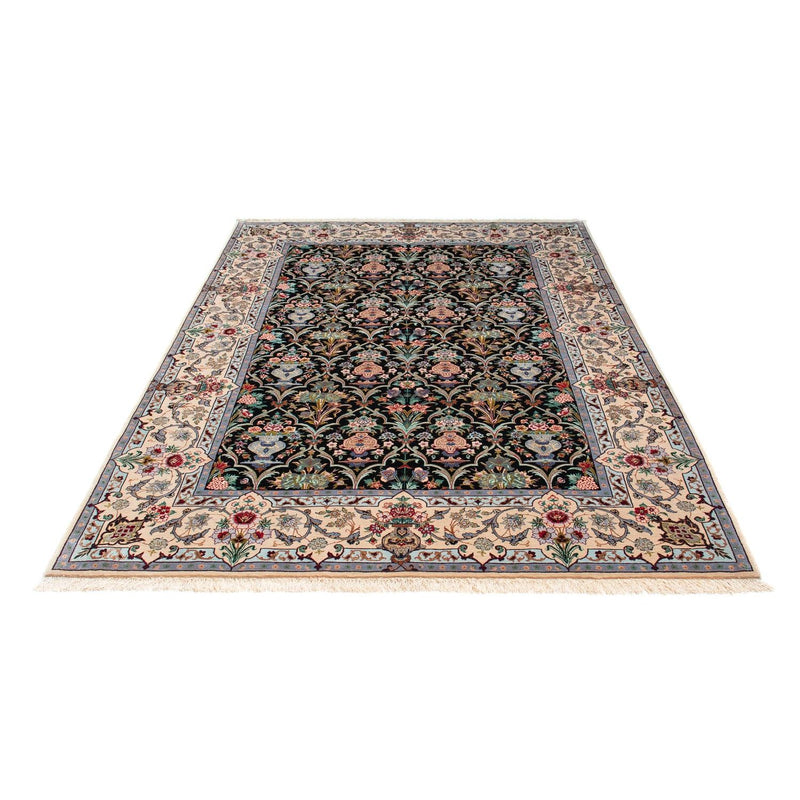 Isfahan Teppich 156x233cm - Perserteppich - dunkelblau