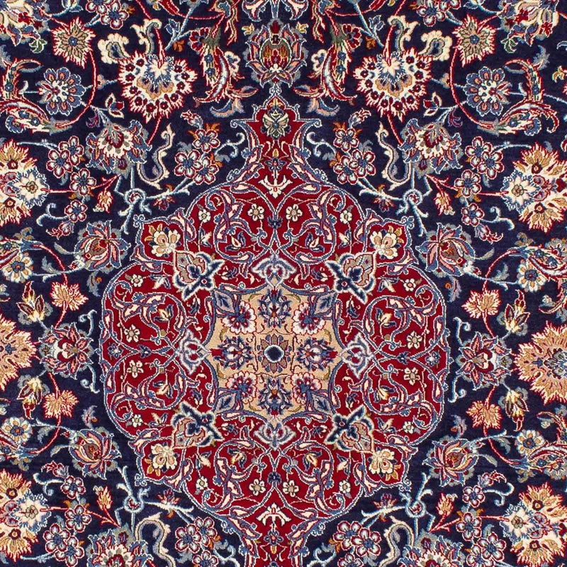 Isfahan Teppich 171x238cm - Perserteppich - dunkelblau