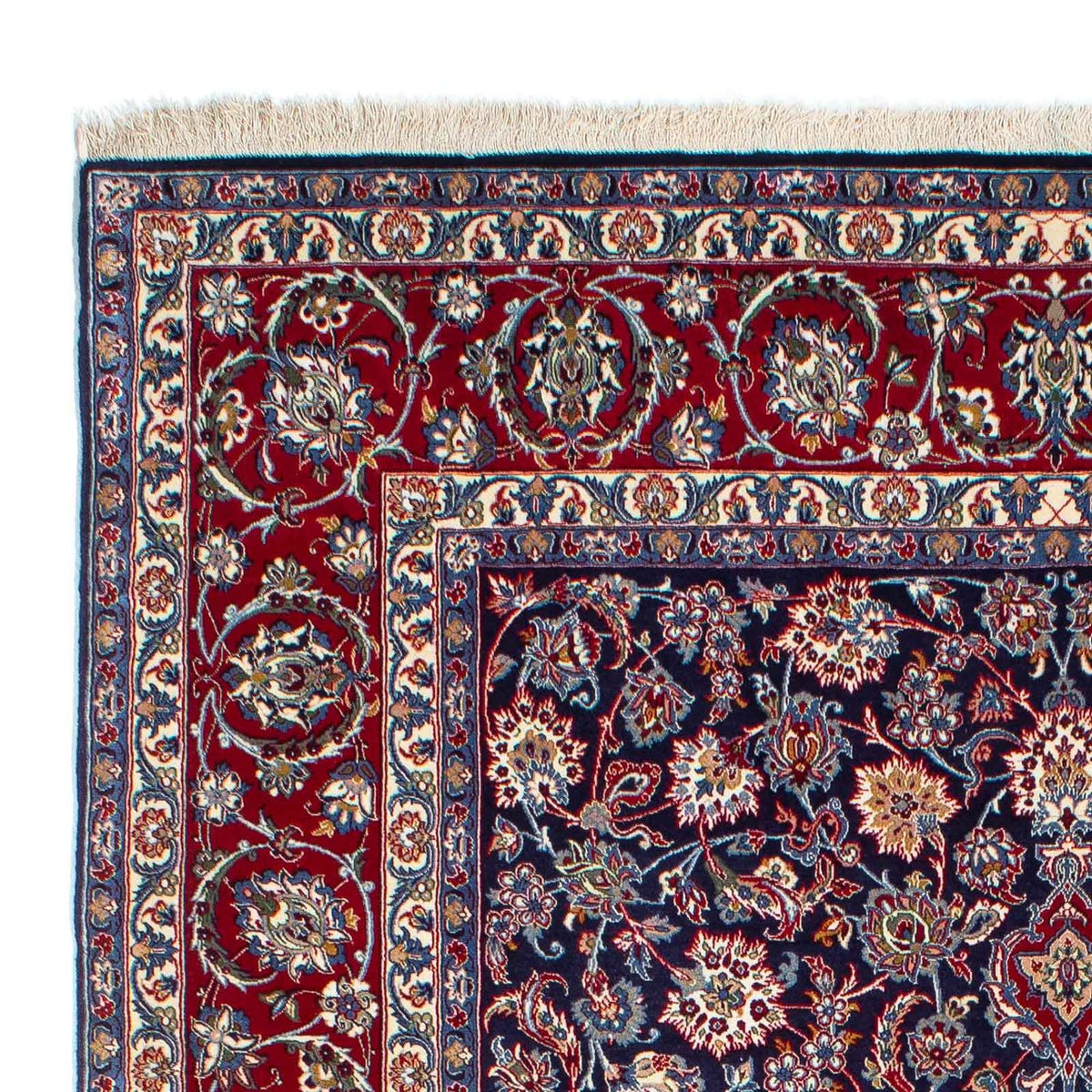 Isfahan Teppich 171x238cm - Perserteppich - dunkelblau