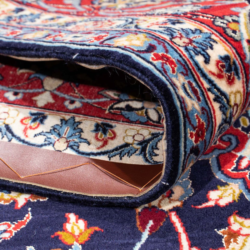 Isfahan Teppich 155x233cm - Perserteppich - dunkelblau
