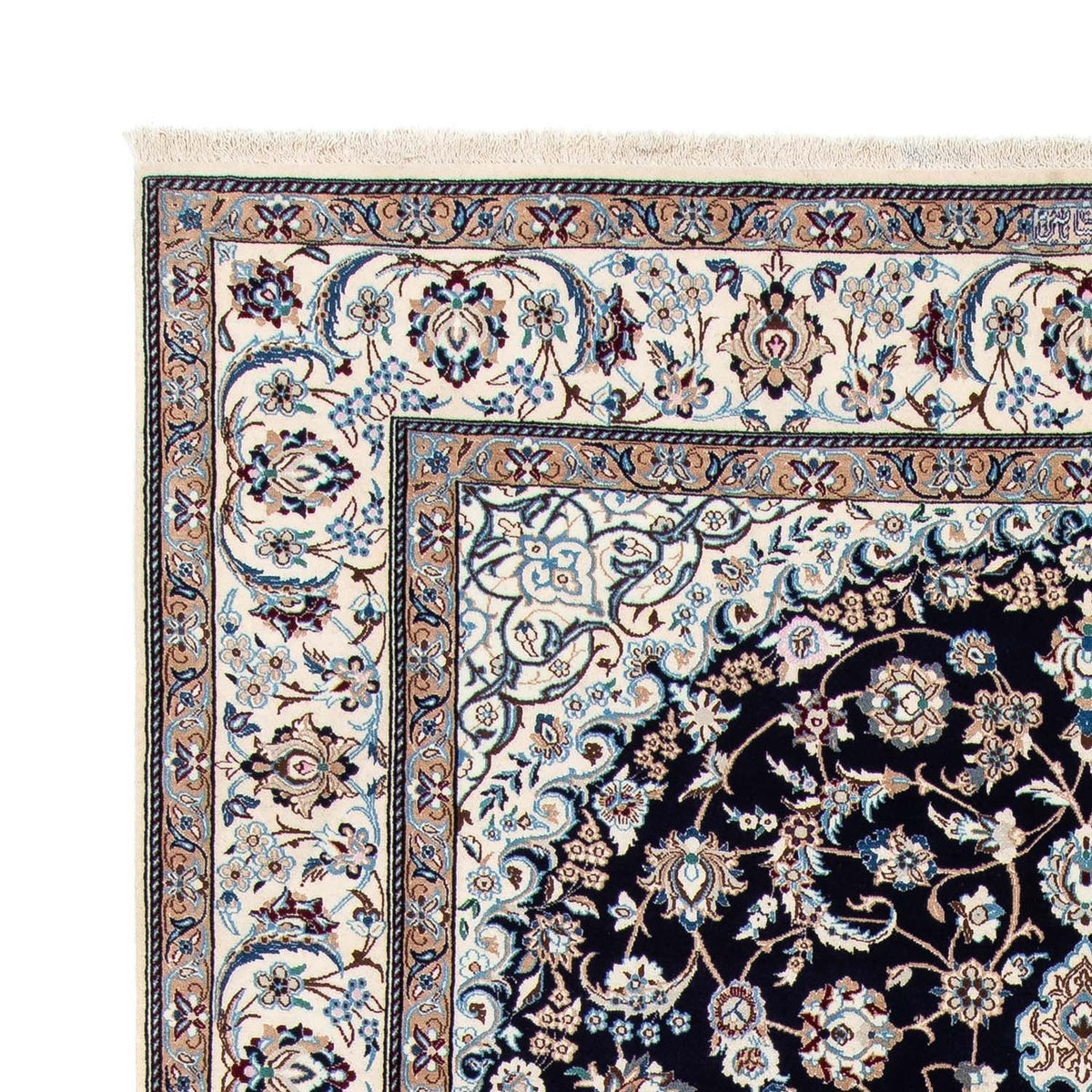 Nain - 9La Teppich 200x302cm - Perserteppich - schwarz