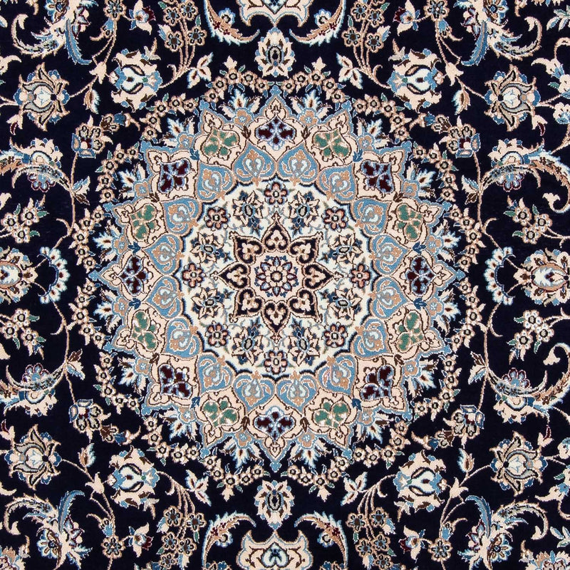 Nain - 6La Teppich 198x307cm - Perserteppich - schwarz
