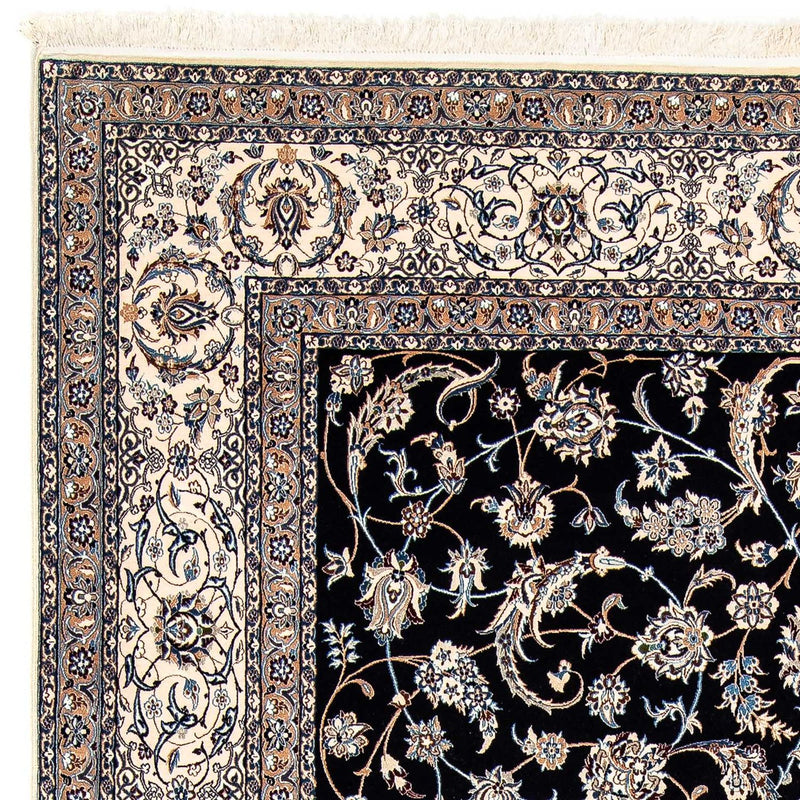 Nain - 6La Teppich 202x310cm - Perserteppich - dunkelblau