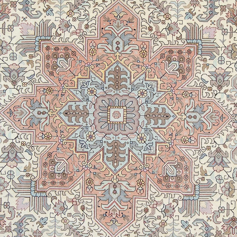 Täbriz - 50 Raj Teppich 212x304cm - Perserteppich - beige